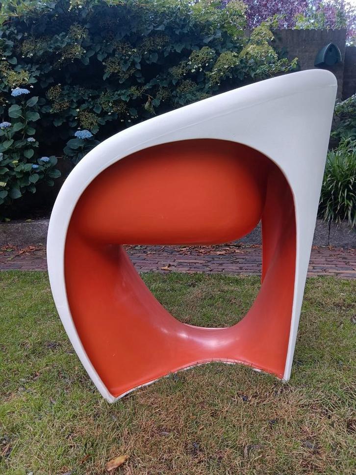 Driade MT1 van Ron Arad, Huis en Inrichting, Stoelen, Gebruikt, Eén, Rood, Ophalen of Verzenden