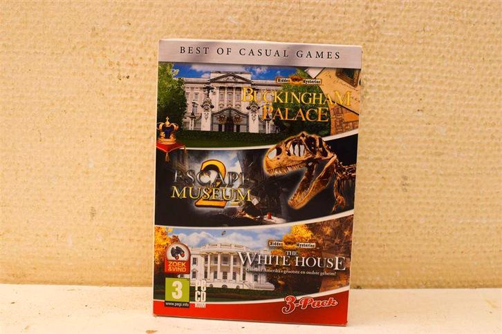 3 pc cd rom Best of Casual Games 48939, Spelcomputers en Games, Games | Overige, Gebruikt, Puzzel en Educatief, 1 speler, Vanaf 3 jaar