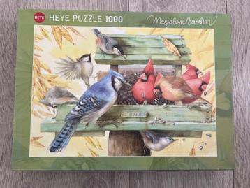 Heye puzzels -- Birds en Bench - 1000 stukjes -  beschikbaar voor biedingen