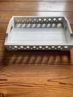 wit dienblad, Huis en Inrichting, Ophalen, Rechthoekig, Hout