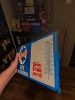 Leuk oud metalen bord Schöller eis thermometer, Verzamelen, Merken en Reclamevoorwerpen, Ophalen, Zo goed als nieuw, Reclamebord