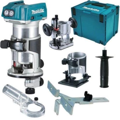 Makita DRT50ZJX2 Body - Boven / Kantenfrees - Nieuw!, Doe-het-zelf en Verbouw, Gereedschap | Freesmachines, Nieuw, Accu, Bovenfrees