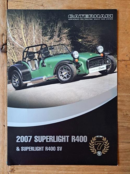 Caterham 7 Superlight R400 & R400 SV sheet, Boeken, Auto's | Folders en Tijdschriften, Zo goed als nieuw, Ophalen of Verzenden
