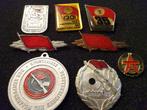DDR: Set Kampfgruppen der Arbeitersklasse, Ophalen of Verzenden, Landmacht, Duitsland, Embleem of Badge