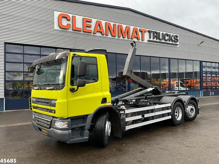 DAF FAN 75 CF 310 VDL 21 Ton haakarmsysteem (bj 2008), Auto's, Vrachtwagens, Te koop, ABS, Achteruitrijcamera, Airconditioning