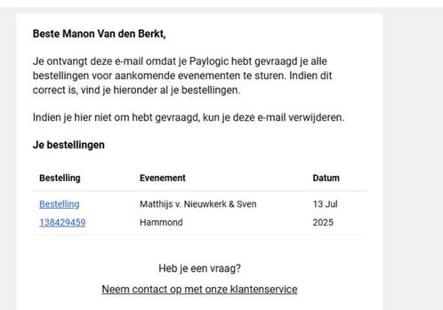 Royal Park Live;  Sven Hammond/Matthijs van Nieuwkerk, Tickets en Kaartjes, Concerten | Nederlandstalig, Twee personen, Juli, Pop