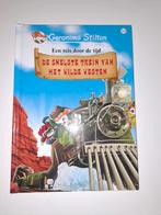 Geronimo Stilton - De snelste trein van het Wilde Westen, Boeken, Stripboeken, Geronimo Stilton, Ophalen of Verzenden, Zo goed als nieuw