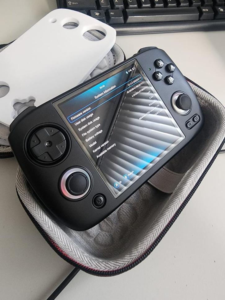 Nieuwe Anbernic RG Cube XX met accesoires, Spelcomputers en Games, Spelcomputers | Overige, Nieuw, Ophalen of Verzenden
