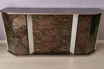 Vintage paarse dresser met goud & ruime laden, Huis en Inrichting, Kasten | Dressoirs, Ophalen, Hollywood/ Vintage Glamour, 150 tot 200 cm