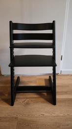 Kinderstoel Stokke Tripp Trapp Zwart, Kinderen en Baby's, Kinderstoelen, Ophalen of Verzenden, Gebruikt, Meegroeistoel, Stoelverkleiner