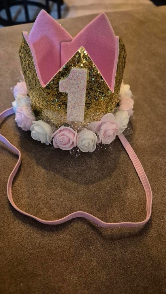 Kroon voor 1e verjaardag, Ophalen of Verzenden, Zo goed als nieuw, Geen merk