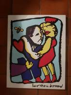 ZEEFDRUK VAN HERMAN BROOD   "VERLIEFD", Ophalen of Verzenden