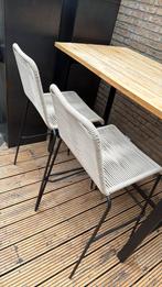 Bartafel met 2 stoelen, Tuin en Terras, Tuinsets en Loungesets, Ophalen, Zo goed als nieuw