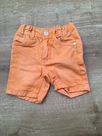 Korte broek oranje maat 68, Kinderen en Baby's, Babykleding | Maat 68, Ophalen of Verzenden, Zo goed als nieuw, Broekje