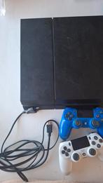 Ps4, 2 controllers en kabel, Ophalen of Verzenden, Zo goed als nieuw, Met 2 controllers, Original