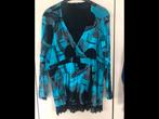 X-Two Shirt Tuniekje maat 4 Zwart / Blauw / Turquoise, Ophalen of Verzenden, Zo goed als nieuw, Blauw, Shirt of Top