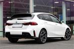 BMW 1 Serie 120 High Executive M Sport Automaat / Sportstoel, Gebruikt, 156 pk, Met garantie (alle), Wit