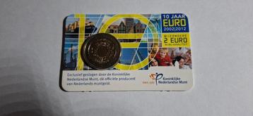 coincard 2 euro 10 jaar euro 2002  2012 BU beschikbaar voor biedingen