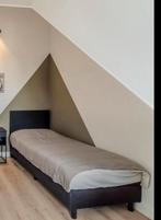 Boxspring zwart 90x200 cm, Ophalen, 90 cm, Eenpersoons, Zwart