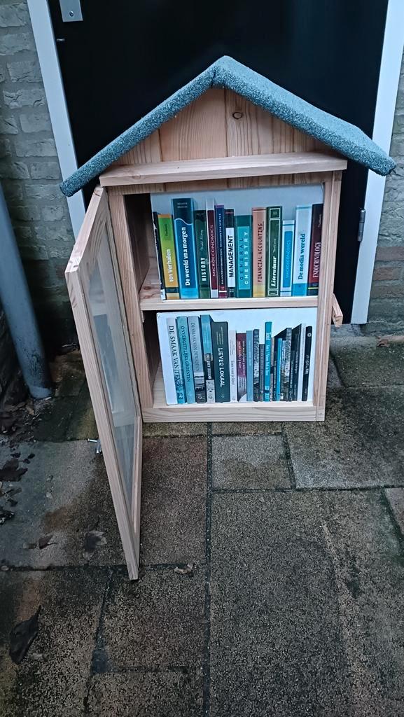 boekenkast Mini Bieb Minibieb Ruil kast Buurtbieb, Huis en Inrichting, Kasten | Boekenkasten, Nieuw, 50 tot 100 cm, Minder dan 100 cm