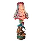Unieke Vintage Tafellamp met Kolibrie, Huis en Inrichting, Metaal, Vintage, Nieuw, Ophalen of Verzenden