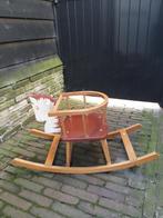 Vintage houten hobbel paard, Ophalen, Gebruikt