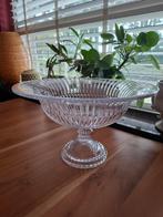 Vintage glazen serveerschaal lavendelkleurig glas, Antiek en Kunst, Ophalen of Verzenden