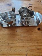 Verzilverd roomstelletje, Antiek en Kunst, Ophalen of Verzenden