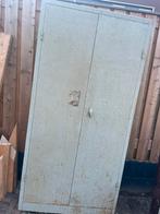 Stoere stalen garage / opberg kast, Ophalen, Gebruikt