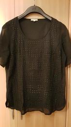 Zwarte blouse/shirt mt L!, Ophalen of Verzenden, Zo goed als nieuw, Maat 42/44 (L), Zwart