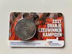 Nederland coincard 2017 Oranje Leeuwinnen, Verzenden, Koningin Beatrix, Euro's