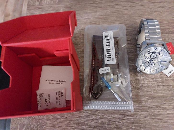 Diesel horloge, Sieraden, Tassen en Uiterlijk, Horloges | Heren, Nieuw, Polshorloge, Overige merken, Staal, Staal, Ophalen