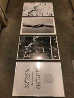4 zeer grote mooie ingelijste foto's 40x60cm, Antiek en Kunst, Kunst | Etsen en Gravures, Ophalen