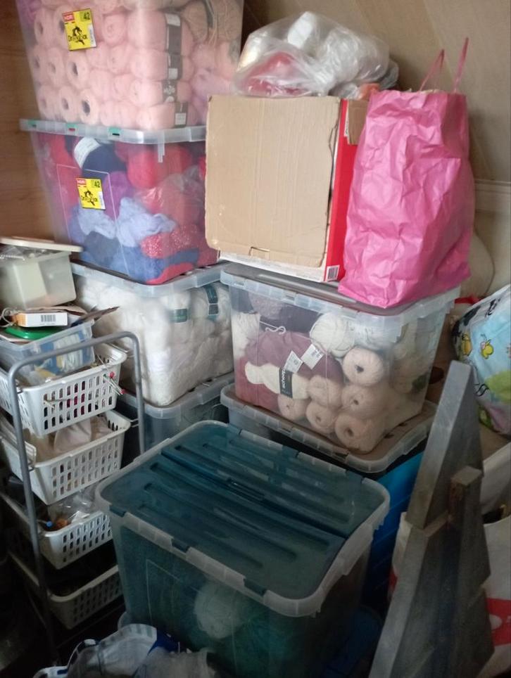 Garen Collectie - Diverse Kleuren en Materialen, Hobby en Vrije tijd, Breien en Haken, Breien of Haken, Wol of Garen, Ophalen