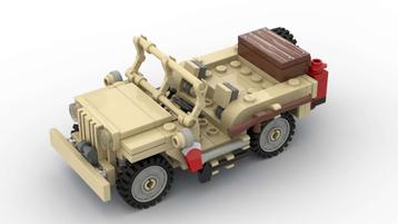 🛻Lego MOC WILLYS JEEP. beschikbaar voor biedingen