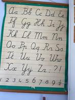 Vintage Letterkaart Schoolplaat, Antiek en Kunst, Ophalen, Overige thema's