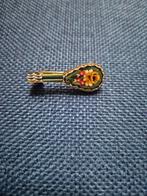Vintage Micro Mozaïek Broche, Overige materialen, Gebruikt, Minder dan 4 cm, Ophalen of Verzenden