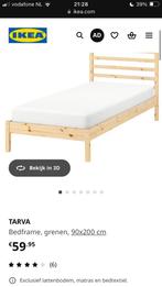 IKEA Tarva houten bed grenen tieners 1 persoons, Huis en Inrichting, 90 cm, Eenpersoons, Ophalen of Verzenden, Zo goed als nieuw