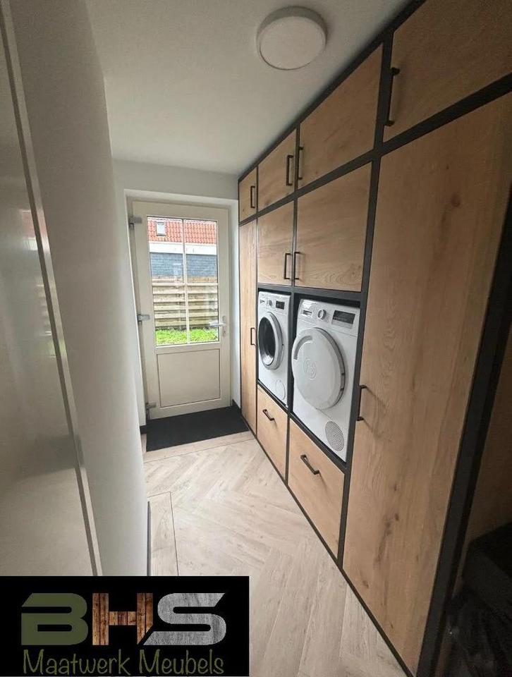 Wasmachinekast Doetinchem - volledig op maat leverbaar!, Huis en Inrichting, Kasten | Wandmeubels, Nieuw, 200 cm of meer, 200 tot 250 cm