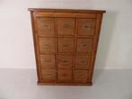 vintage archiefkast  ladekast apothekerskast, Huis en Inrichting, Kasten | Roldeurkasten en Archiefkasten, Gebruikt, Minder dan 100 cm