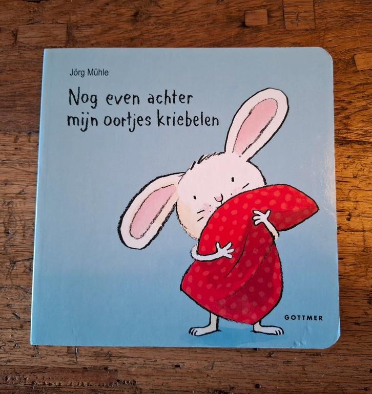 Jörg Mühle - Nog even achter mijn oortjes kriebelen, Boeken, Kinderboeken | Baby's en Peuters, Zo goed als nieuw, Ophalen of Verzenden
