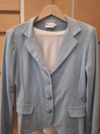 Helena Hart lichtblauwe Blazer maat XL Suedine, Blauw, Maat 46/48 (XL) of groter, Zo goed als nieuw, Jasje