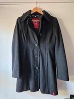 Zwarte trenchcoat van edc bij Esprit, winter, maat M, Ophalen of Verzenden, Zo goed als nieuw, Zwart