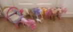 Barbie koets met paarden, Kinderen en Baby's, Speelgoed | Poppen, Ophalen of Verzenden, Zo goed als nieuw, Barbie