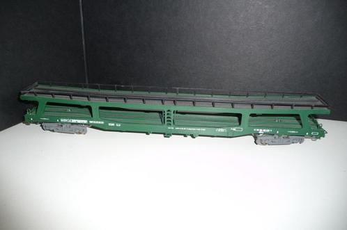 JOUEF AUTO TRANSPORT WAGON 5451 EN COCA COLA DICHTE WAGON, Hobby en Vrije tijd, Modeltreinen | H0, Zo goed als nieuw, Wagon, Gelijkstroom