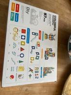 Nieuw! Magnetic tiles met knikkerbaan 97 stuks, -, -, Puzzelen, Ophalen of Verzenden