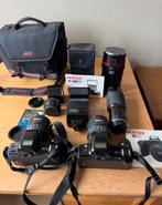 Pentax Z10 Set: 2 Camera's, Lenzen, Flitser, Accessoires, Ophalen of Verzenden, Gebruikt, Spiegelreflex, Pentax