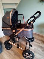 Belecoo kinderwagen anthraciet 3 in 1, Gebruikt, Verstelbare duwstang, Combiwagen, Ophalen