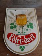 Oud bier reclamebord 1961 België, Verzamelen, Biermerken, Overige merken, Reclamebord, Plaat of Schild, Ophalen of Verzenden, Zo goed als nieuw