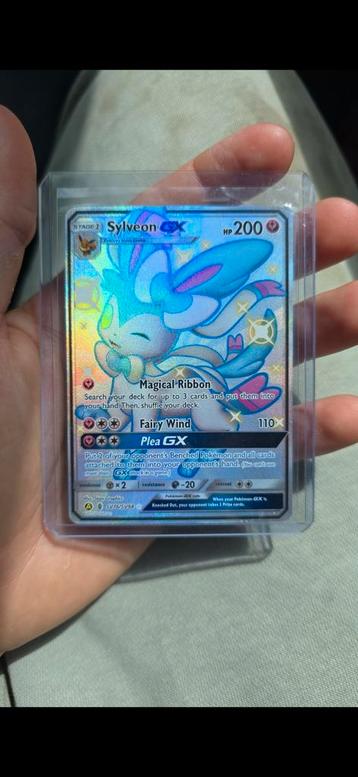 Sylveon GX Shiny - Zeldzame Pokémonkaart beschikbaar voor biedingen